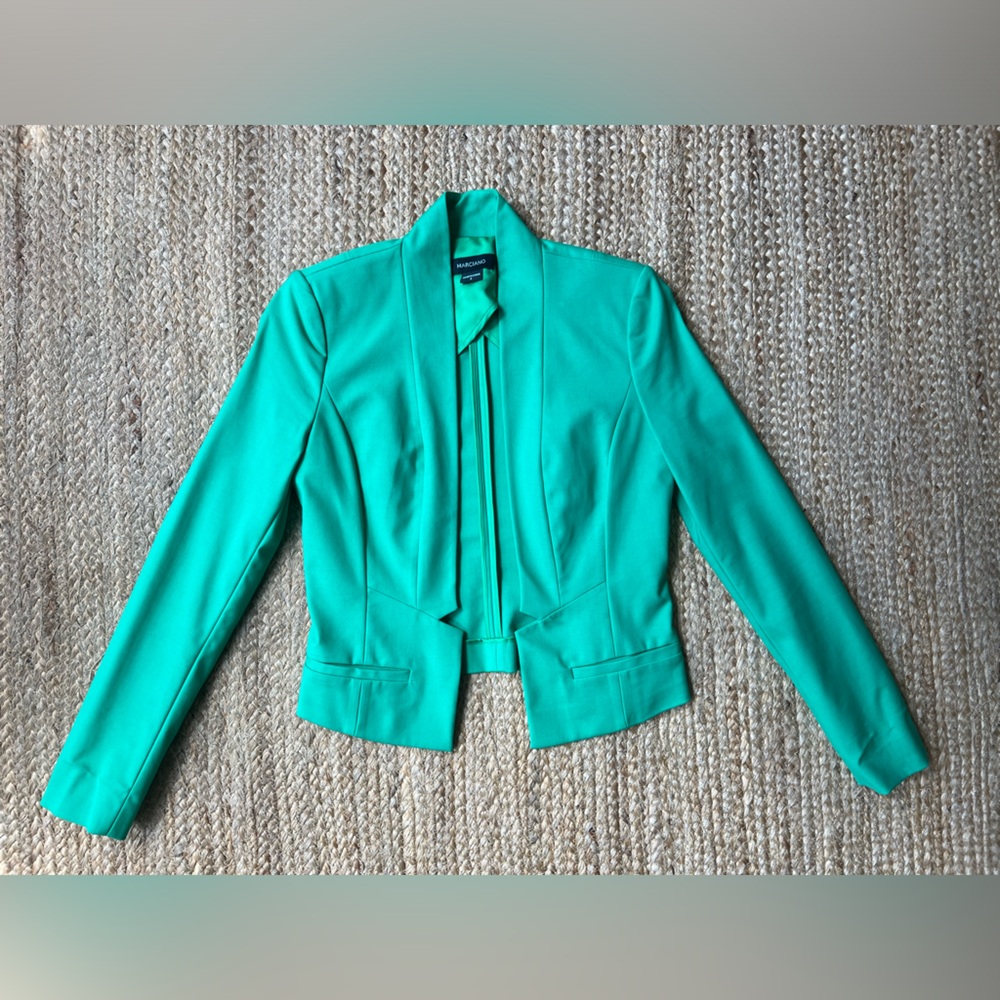 Marciano Tailored Kelly Green Blazer Size 4